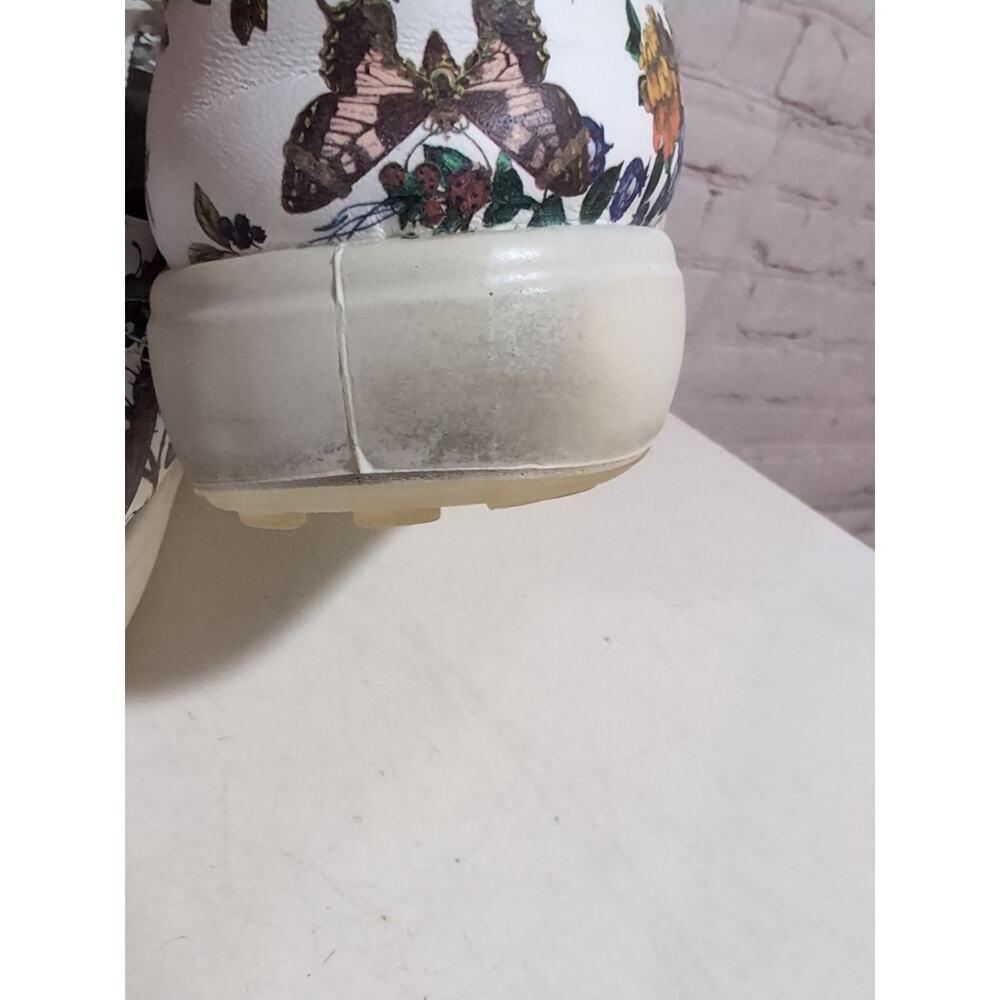 Ecco Kristjana Williams Floral White Leather Womens Sneakers 42 EU / 11-11.5 US - Picture 9 of 13